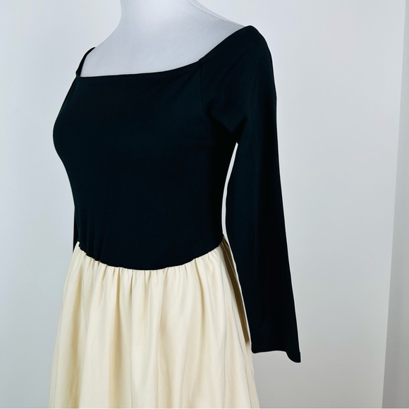 A New Day Off The Shoulder Colorblock Bubbleskirt Midi Dress Size Small - Picture 10 of 16